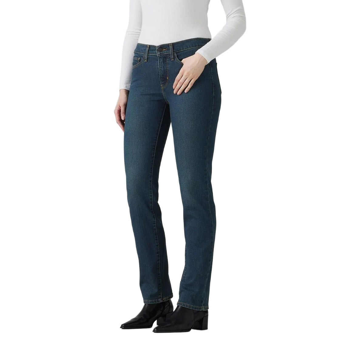 Levi's 314 Shaping Straight Eternal Indigo Dark Jeans